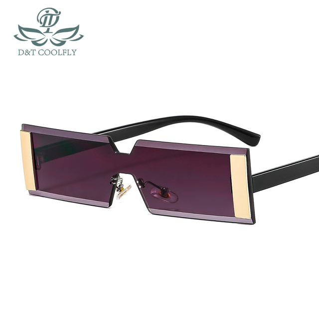 Okulary przeciwsłoneczne D & T 2021 – nowoczesny prostokątny design, rama w stylu Leopard, obiektywy PC, luksusowa marka, ochrona UV400 - tanie ubrania i akcesoria