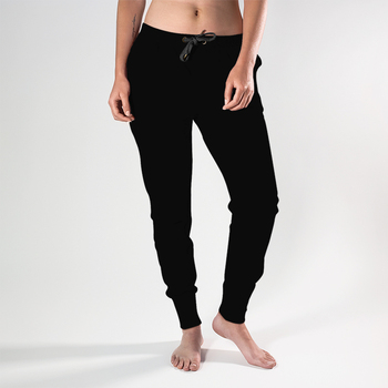 Spodnie Capri LETSFIND kobiety Jogger Solid Black Plus Size - wysokiej jakości, miękkie i wygodne Harem Fashion z kieszeniami