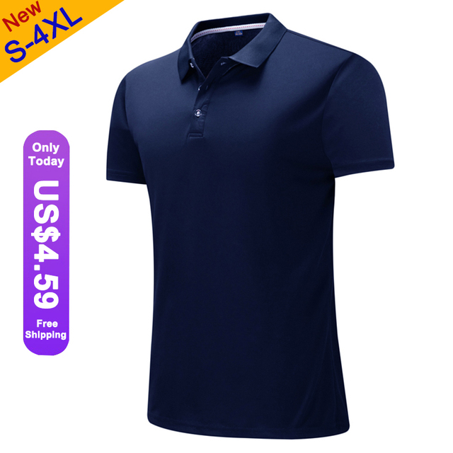 Męska koszulka Polo letnia Casual Golf krótka sportowa tenisowa odzież marki - rozmiar S-4XL - tanie ubrania i akcesoria