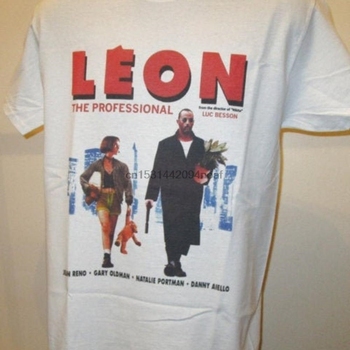 Koszulka męska Leon Profesjonalny - kultowy film Hitman z lat 90., plakatowa grafika, nowa kolekcja 2021
