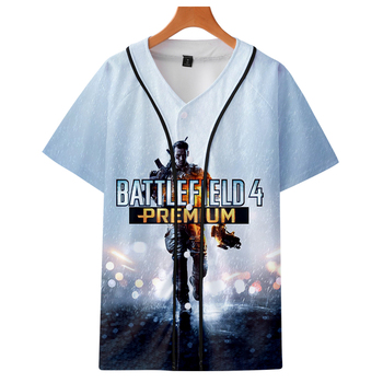 Koszulka damska Battlefield 2042 3D z krótkim rękawem w stylu hip-hop, nadruk Harajuku