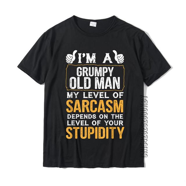 Koszulka męska Im Grumpy - śmieszny prezent dla dziadka - tanie ubrania i akcesoria