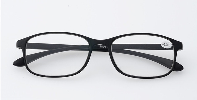 Okulary do czytania TR90 - Super lekkie, mocne soczewki +1.0 do +4.00 - Unisex - tanie ubrania i akcesoria