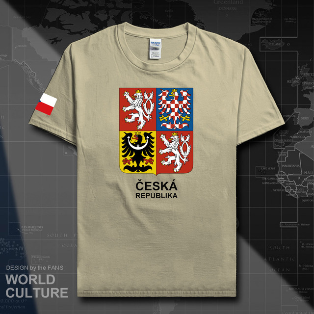 Koszula męska reprezentacji Czech 2018 z flagą państwową CZE 20 - tanie ubrania i akcesoria