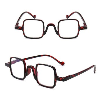 Okulary do czytania z blokadą niebieskiego światła, kwadratowa ramka, retro 16g, unisex