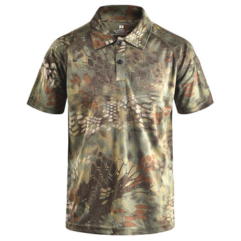 Męska koszulka polo w kamuflażu Typhon Multicam - letnia odzież taktyczna