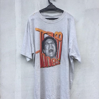 Vintage koszula Tom Jones z lat 90. w stylu Walia, rozmiar XLarge, R&B/Soul, męska