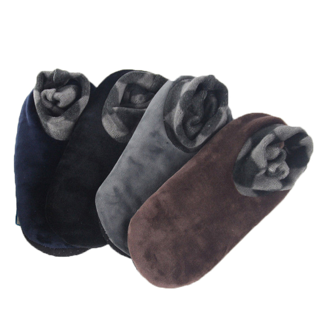 Zimowe ciepłe skarpety zagęszczające buty - miękkie polarowe skarpety Unisex, elastyczne, antypoślizgowe, pantofle w 4 kolorach - tanie ubrania i akcesoria