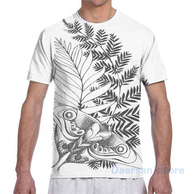 Męska koszulka Ellies Tattoo The Last of Us Part 2 ze wzorem all-over print w kolorze białym - tanie ubrania i akcesoria