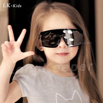 Dziecięce okulary przeciwsłoneczne LongKeeper 2021 Vintage o kolorowych soczewkach, w kształcie ponadgabarytowych kwadratów, chłopcy dziewczęta dzieci lustro óculos