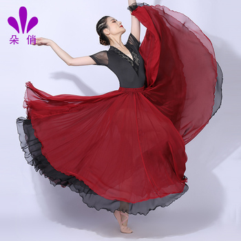 Kobieta spódnica walc national standard do tańca, sala balowa 2021 (2179)