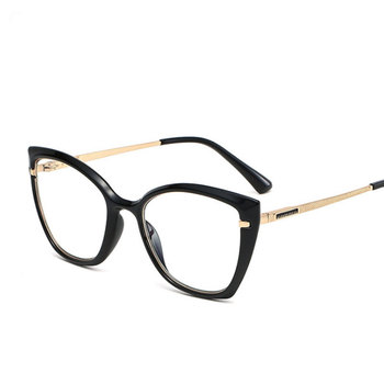 Okulary kocie oko TR90 dla kobiet - blokujące niebieskie światło, komputerowe okulary (50705)