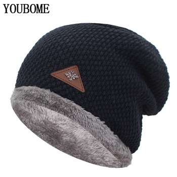 Czapka zimowa męska YOUBOME Skullies - Gorros Bonnet