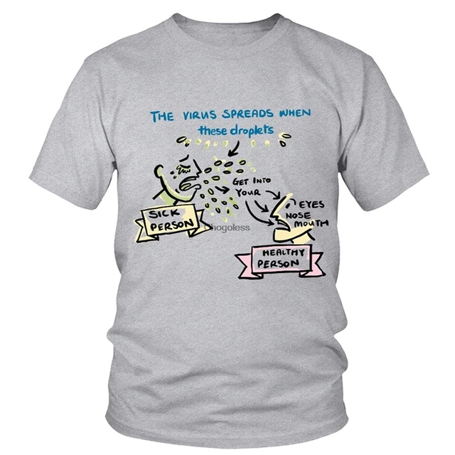 Koszulki drużynowe Coronavirus 2020 – nowy, stylowy T-shirt dla mężczyzn - tanie ubrania i akcesoria