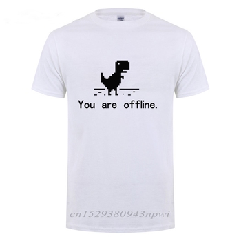 Koszulka męska Jesteś Offline z komputerowym motywem T-Shirt - śmieszny prezent urodzinowy dla mężczyzn