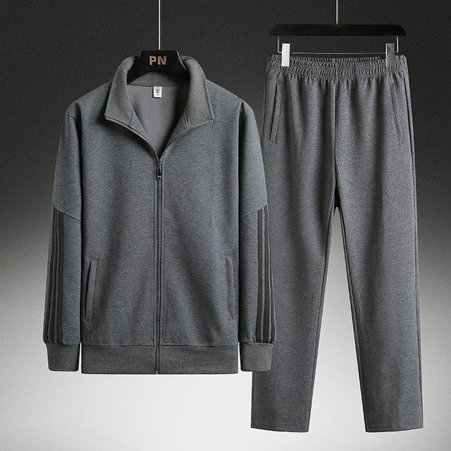 Zestaw dresowy męski: bluza i spodnie, sportowy garnitur do biegania - tanie ubrania i akcesoria