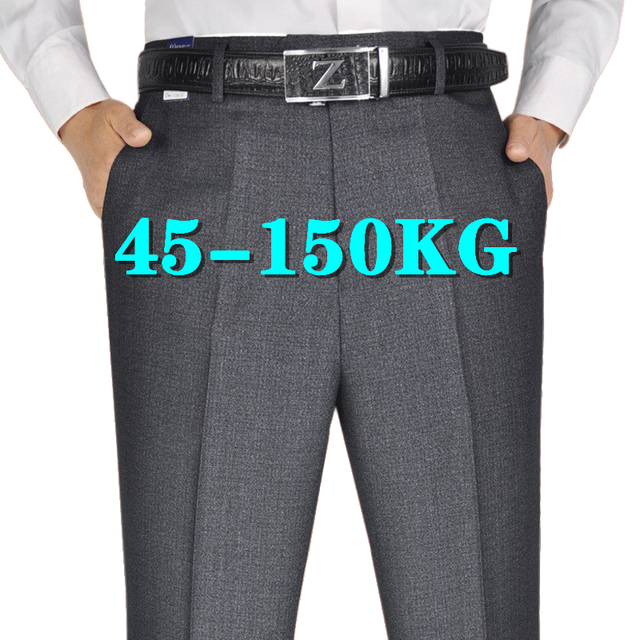 Męskie spodnie ponadgabarytowe z wysokim stanem - Streetwear Casual - tanie ubrania i akcesoria