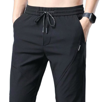 Swobodne, letnie spodnie męskie z kieszenią - sportowe jogger, oddychające, slim fit, odzież męska 2021
