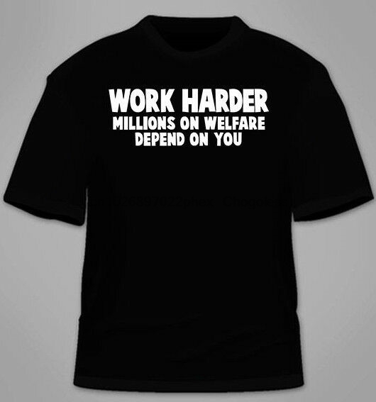 Koszulka męska Pracuj ciężej dla dobra milionów - zależy od Ciebie - tanie ubrania i akcesoria