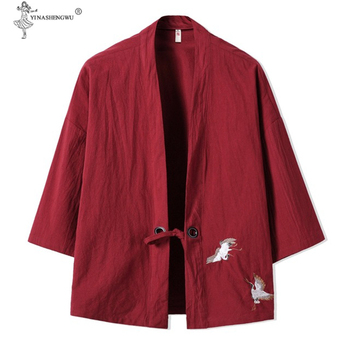 Kimono samuraja męskie/damskie, rozmiar azjatycki, kurtka Yukata, Cardigan, japońska odzież tradycyjna