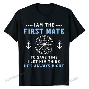 Śmieszna koszulka męska - Pierwszy Kolega Kapitan, Zawsze Ma Rację