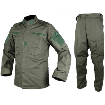Wojskowy mundur BDU Tactical Airsoft - koszula bojowa + spodnie, zestaw militarnej odzieży outdoorowej do paintballa i treningu myśliwskiego