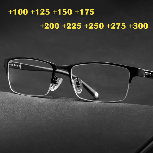 Ultralekkie fotochromowe progresywne okulary do czytania dla mężczyzn - elastyczne półramki Tr90 - tanie ubrania i akcesoria