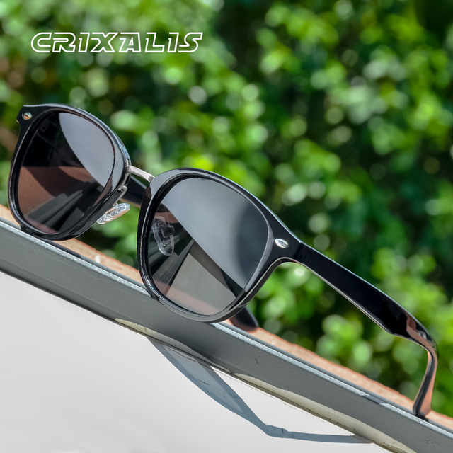 Okulary przeciwsłoneczne CRIXALIS mężczyźni TR90 Vintage Anti Glare polaryzowane UV400 2021 kobiety z zaciemnieniem ochronne - tanie ubrania i akcesoria
