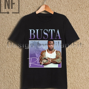 Koszulka męska Busta Rhymes hołd Retro Vintage, rozmiar Unisex, RO 07