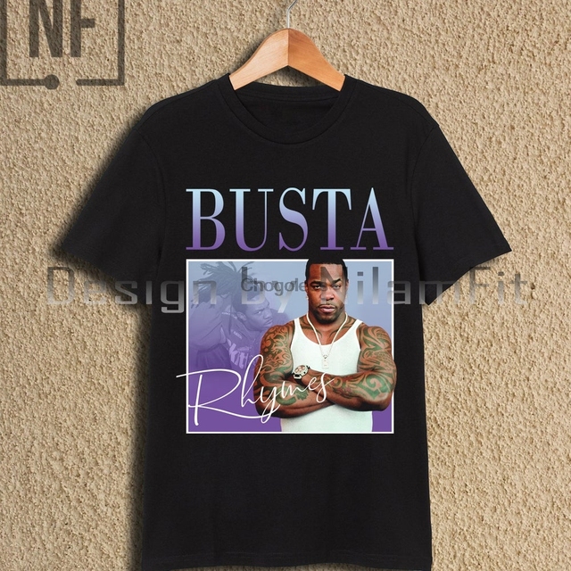 Koszulka męska Busta Rhymes hołd Retro Vintage, rozmiar Unisex, RO 07 - tanie ubrania i akcesoria