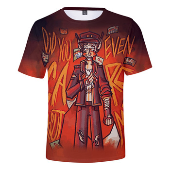 Koszulka męska Fundy 3D T Shirt lato Hip-Hop - nowość 2021, osobowościowy styl, oddychający materiał