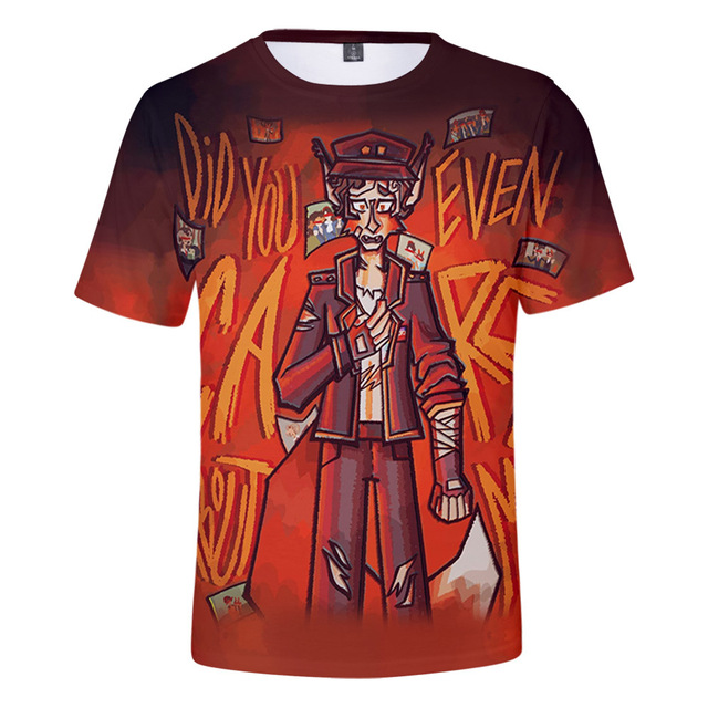 Koszulka męska Fundy 3D T Shirt lato Hip-Hop - nowość 2021, osobowościowy styl, oddychający materiał - tanie ubrania i akcesoria