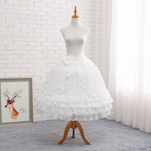 Krótka biała halka Lolita Rockabilly dla kobiet i dziewcząt ze 6 warstwami - idealna pod suknie ślubne (2021)