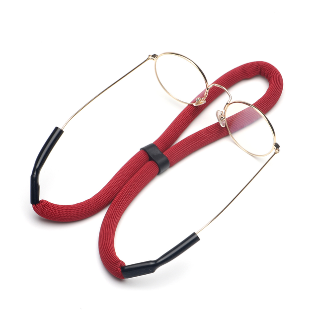 Okulary sportowe z pływającymi, antypoślizgowymi przewodami łączącymi na szyję - tanie ubrania i akcesoria