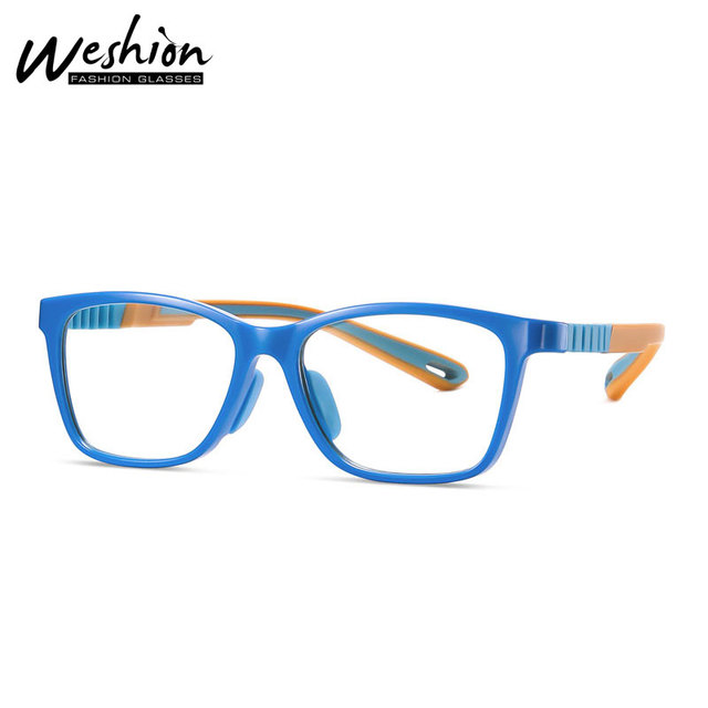 Nowe okulary optyczne dla dzieci w wieku 3-12 lat, chroniące przed promieniowaniem niebieskim, silikonowe ramki TR90, antyrefleksyjne - tanie ubrania i akcesoria