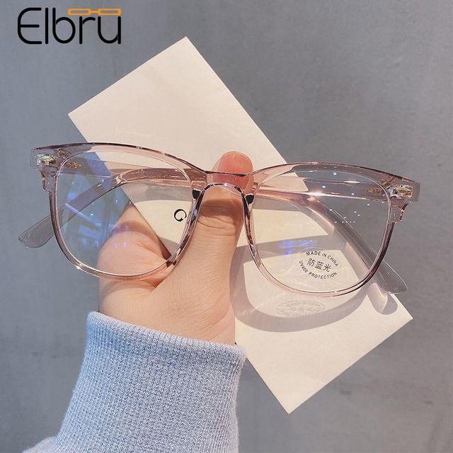 Elbru Okulary do Czytania dla Krótkowidzów - Model: 0-6, Okrągłe, Anty Niebieskie Promienie - Dla Kobiet i Mężczyzn - tanie ubrania i akcesoria
