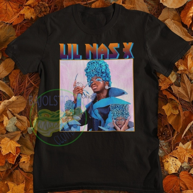 Lil Nas X Montero - pełny album, koszula tour 2021 - raper, hip hop t-shirt - tanie ubrania i akcesoria