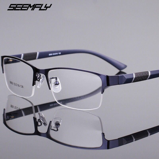Okulary do czytania Seemfly Classic dla osób z krótkowzrocznością, blokujące niebieskie światło, dioptria 0 -1.0 do -6.0 - tanie ubrania i akcesoria