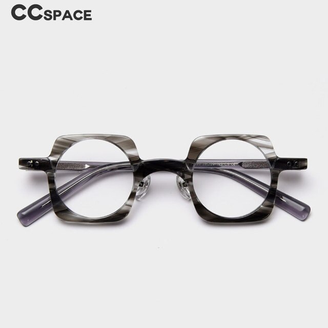 Retro Punk - 49826, octanowe, optyczne okulary ramki mężczyźni kobiety moda komputerowe, czarno-niebieskie - tanie ubrania i akcesoria