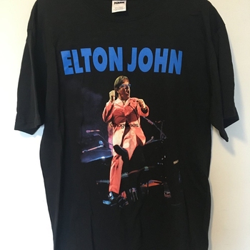 Koszulka męska Elton John Tour Vintage z lat 90., rozmiar L