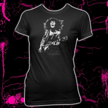 Koszulka męska T. Rex Marc Bolan Glam Rock z ręcznie ekranowanym nadrukiem