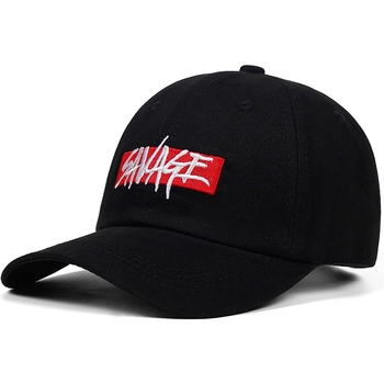 Nowa czapka z daszkiem SAVAGE 2021 - haftowane logo, trwała bawełna, męska hip-hopowa moda
