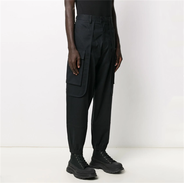 Męskie spodnie Capris Trend - luźne, uniwersalne, przystojne spodnie dorywcze dla młodzieży - tanie ubrania i akcesoria