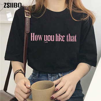 Koszulka damska Kawaii Harajuku z krótkim rękawem, w stylu vintage y2k z drukiem Chory z miłości dziewczyny - trendy ubranie inspirowane Kpop