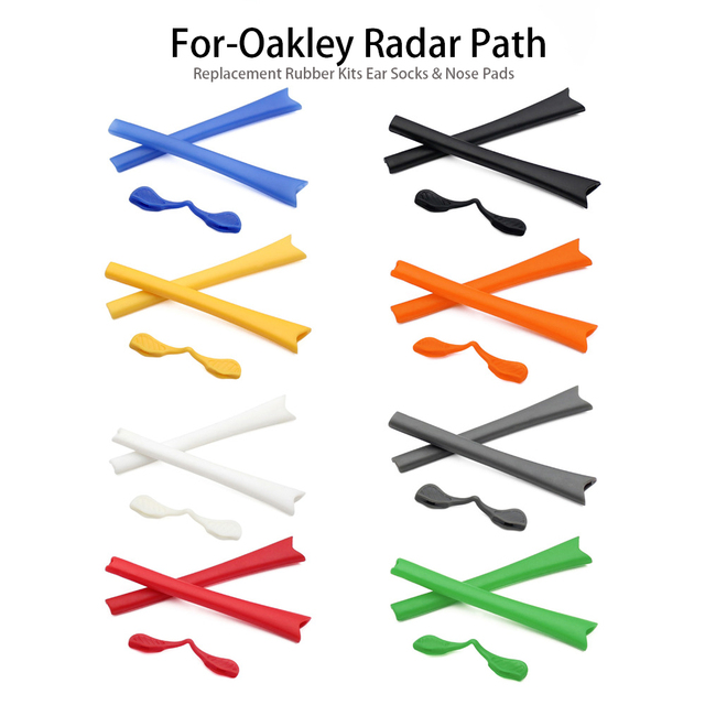 Guma do wymiany zestawu skarpet na uszy i noski do okularów przeciwsłonecznych Oakley Radar Path - dostępne w wielu kolorach - tanie ubrania i akcesoria