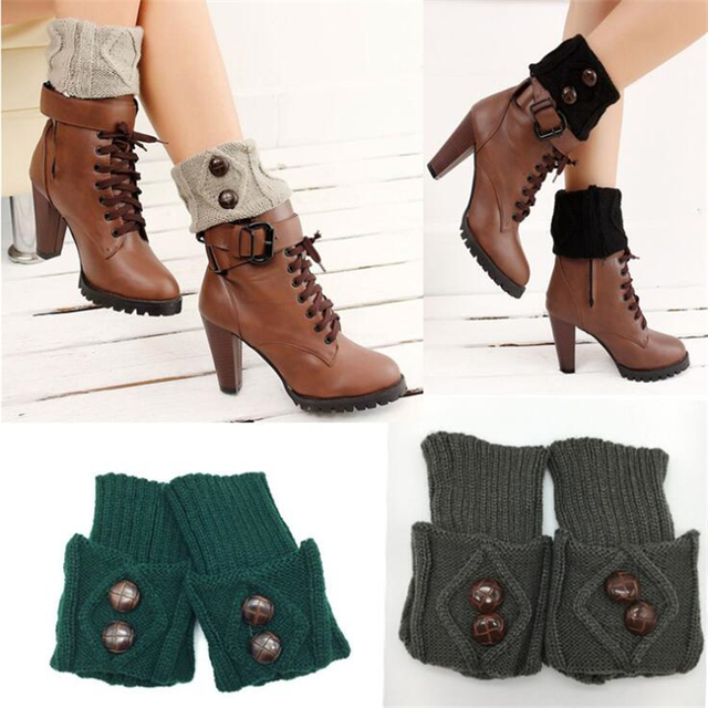Damskie buty szydełkowe z osłoną utrzymują ciepło i zapewniają wygodę – calcetines mujer - tanie ubrania i akcesoria