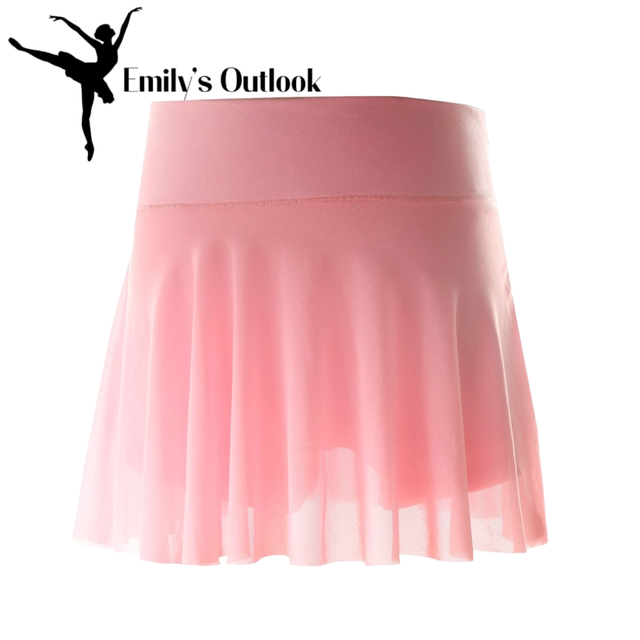 Podstawowa spódnica baletowa Tulle Pull-On dla dziewczyn - fioletowa, czarna, biała, różowa, niebieska, dostępna w rozmiarach 105CM-165CM - tanie ubrania i akcesoria