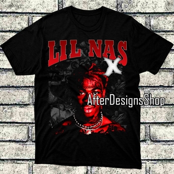 Klasyczna koszula męska Lil nas X vintage 90s t-shirt ADS201