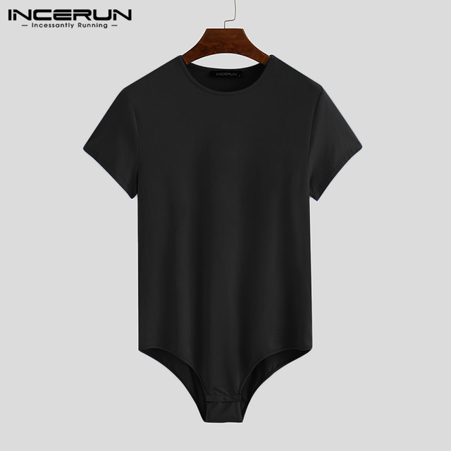 Męska solidna bielizna - INCERUN T-shirt z krótkim rękawem O Neck Fitness S-5XL 7 - tanie ubrania i akcesoria
