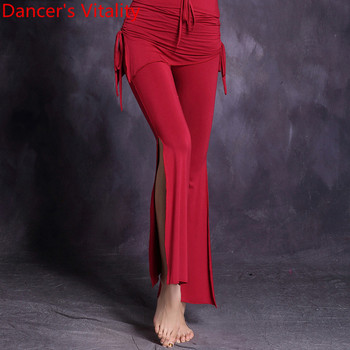 Komfortowe spodnie do treningu i tańca brzucha dla dziewcząt z elastycznym pasem - MLXL